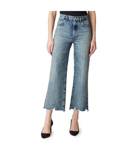 J Brand Womens Joan Crop Wide Leg Jeans dimensiondestruct 26x27
