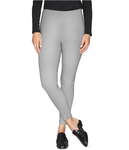 b New York Womens Zip Cuff Casual Leggings gray L/29