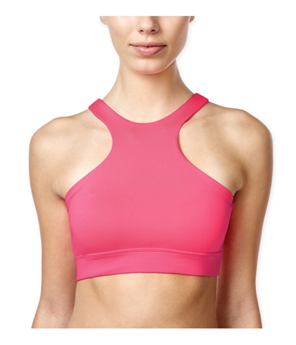 energie Womens Barbie Racer-Front Sports Bra candypinksafetyyellow XS
