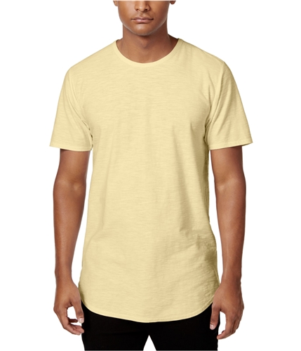Jaywalker Mens Extended-Hem Basic T-Shirt sand S