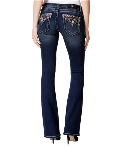 Miss Me Womens Faded Boot Cut Jeans dkblue 24x34
