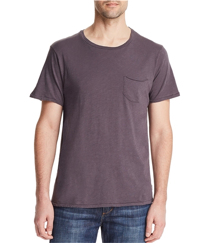 Joe's Mens Chase Raw-Edge Basic T-Shirt azurite XL
