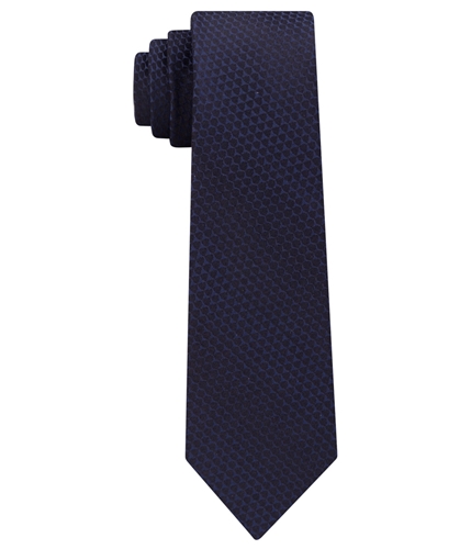 Calvin Klein Mens Geometric Self-tied Necktie 0113 One Size