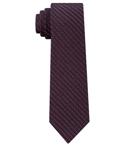 Calvin Klein Mens Logo-Stripe Self-tied Necktie 001 One Size