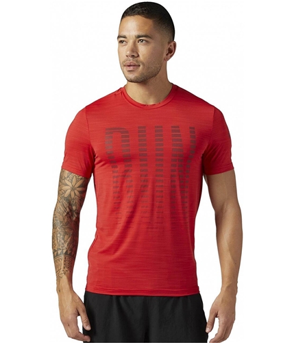 Reebok Men's Top - Red - M