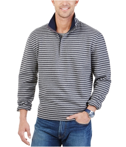 Nautica Mens Quarter Zip Pullover Sweater charchtr S