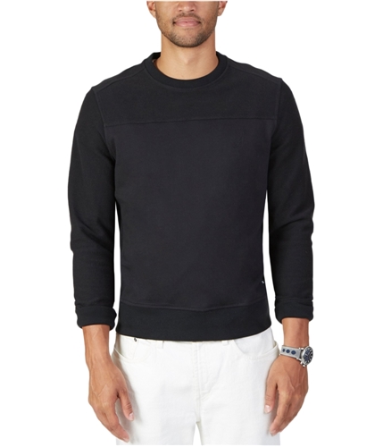 Nautica Mens Ribbed Pullover Sweater trueblack 2XL