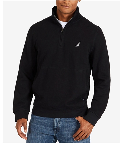 Nautica Mens Fleece Sweatshirt black XS