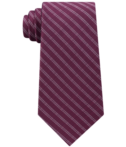 Calvin Klein Mens Stripe Self-tied Necktie 605 One Size