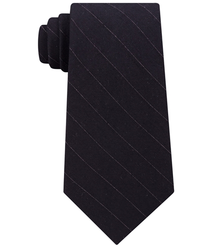 Calvin Klein Mens Metallic Pinstripe Self-tied Necktie 001 One Size