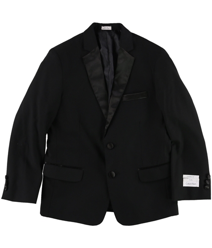 Calvin Klein Boys Contrast Suit Blazer black M