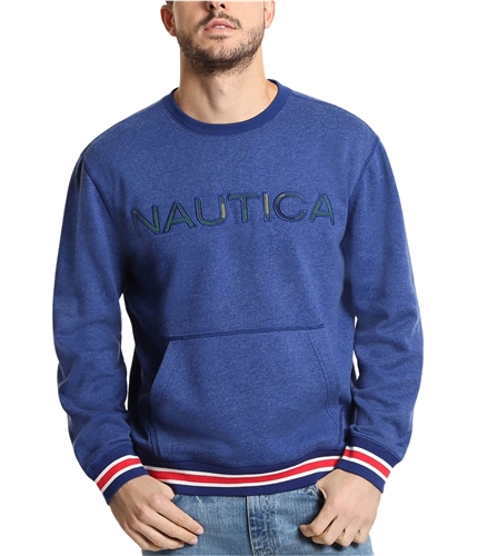 Nautica Mens Logo Pocket Sweatshirt navy L