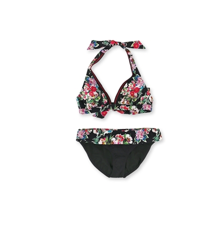 Kenneth Cole Womens Floral Banded 2 Piece Bikini wat M