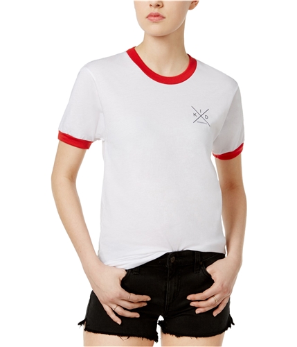 Kid Dangerous Womens Good Jeans Club Basic T-Shirt white XS