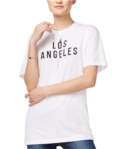 Kid Dangerous Womens Los Angeles Graphic T-Shirt white M