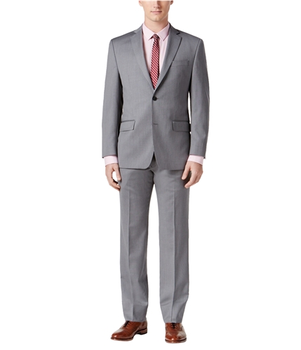 Michael Kors Mens Classic Two Button Formal Suit grey 38x35