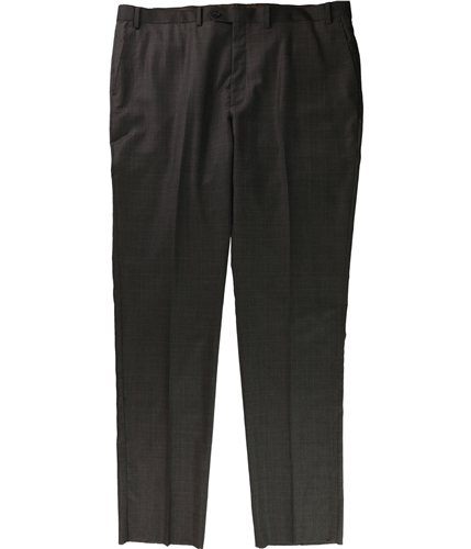 Michael Kors Mens Plaid Dress Pants Slacks brown 42/Unfinished