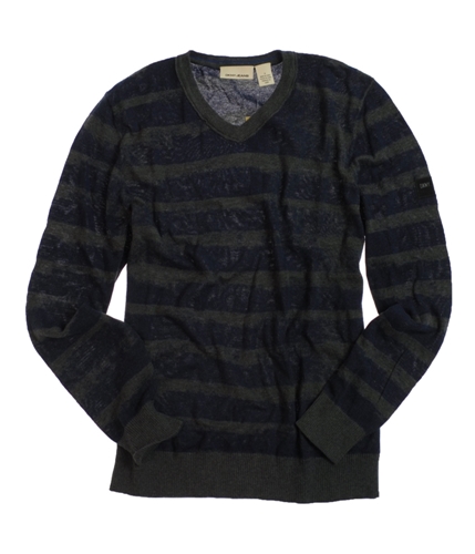 DKNY Mens V-neck Knit Sweater 541 M