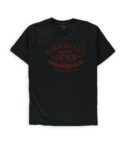 SONOMA life+style Mens Backroad Diner Graphic T-Shirt black S