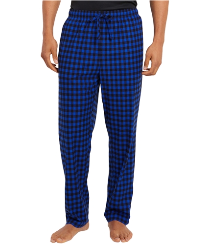 Nautica Mens Plaid Pajama Lounge Pants blue M/30