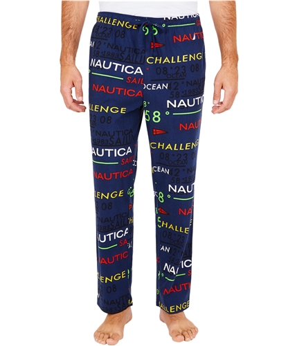 Nautica Mens Fleece Pajama Lounge Pants blue M/29
