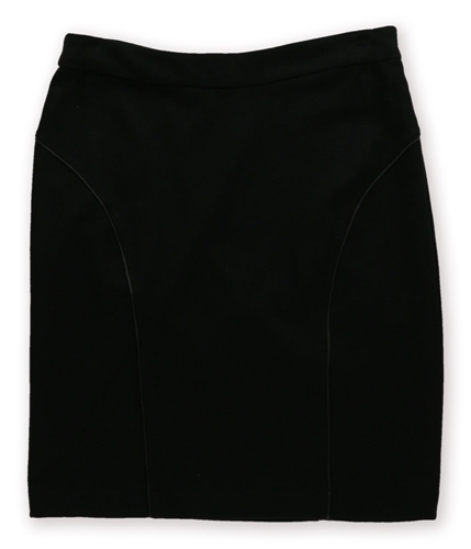 Kensie Womens Knit Pencil Skirt black 8