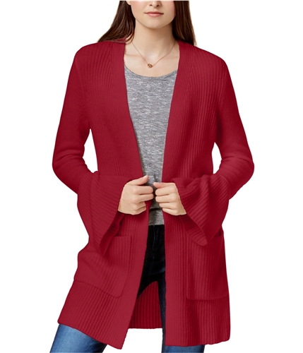 Kensie Womens Bell Sleeve Cardigan Sweater dre XS
