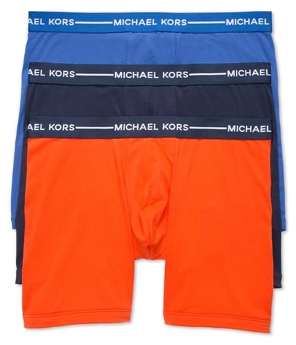 Michael Kors Mens Stretch 3pk Underwear Boxer Briefs multicolored L