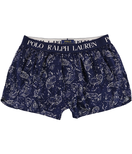 Ralph Lauren Mens Stretch Cotton Print Underwear Boxers navy M