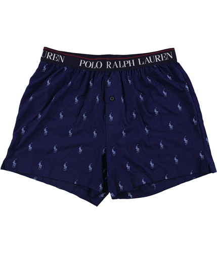 Ralph Lauren Mens Printed Logo Underwear Boxers darkblue M