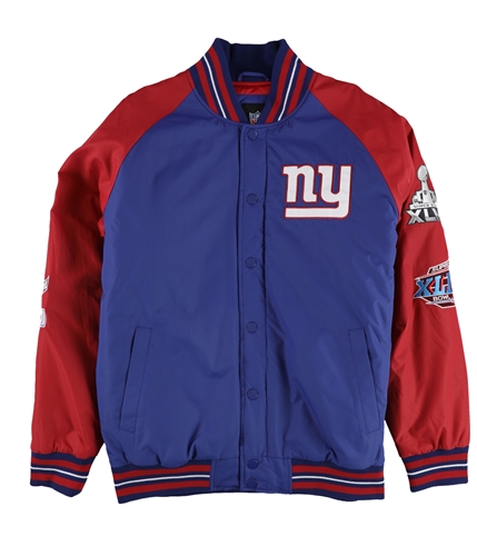 NFL Mens 4X Super Bowl Champions NY Giants Varsity Jacket gia L
