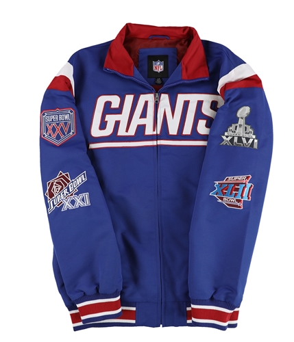 NFL Mens NY Giants Super Bowl Champions Varsity Jacket