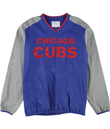 G-III Sports Mens Chicago Cubs Side Zip Sweatshirt cgc L