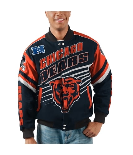 G-III Sports Mens Chicago Bears Varsity Jacket bea 2XL