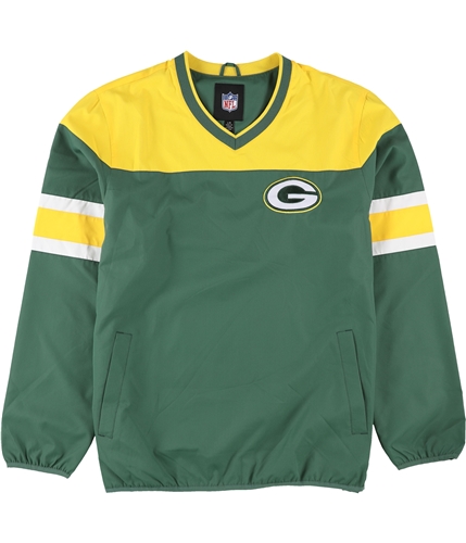 G-III Sports Mens Green Bay Packers Windbreaker Jacket pac L
