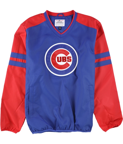 G-III Sports Mens Chicago Cubs Side Zip Sweatshirt cgc L