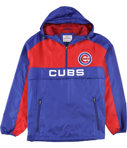 G-III Sports Mens Chicago Cubs 1/2 Zip Hoodie Sweatshirt cgc L