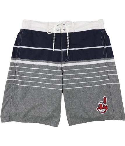 G-III Sports Mens MLB Indians Lace-Up Swim Bottom Trunks cli S