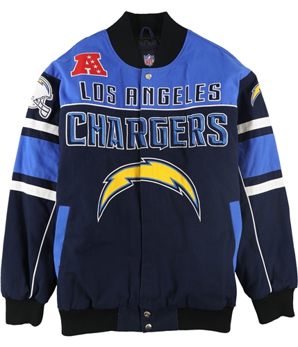 NFL Mens LA Chargers Full-Snap Varsity Jacket chg 3XL