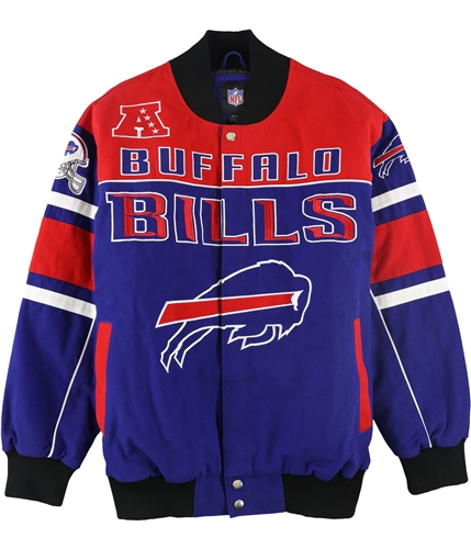 NFL Mens Buffalo Bills Full-Snap Varsity Jacket bil 3XL