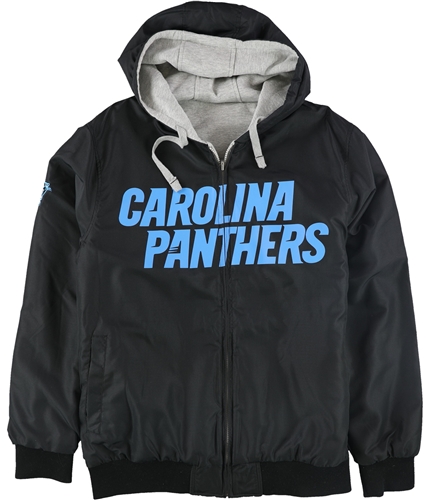 NFL Mens Carolina Panthers Reversible Jacket gryblk XL