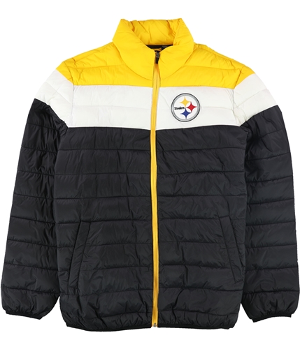 NFL Mens Pittsburgh Steelers Puffer Jacket pis L