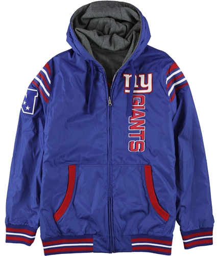 G-III Sports Mens NY Giant Hooded Reversible Jacket gia L
