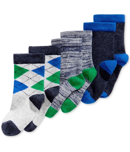 First Impressions Boys 3-Pk. Midweight Socks assorted 0-6 months