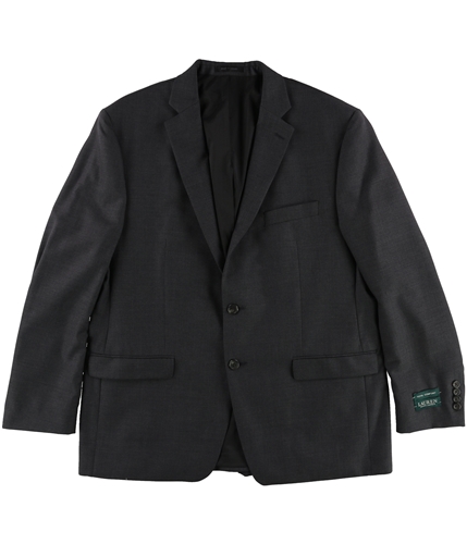 Ralph Lauren Mens Total Comfort Two Button Blazer Jacket grey 46