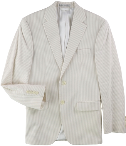 Ralph Lauren Mens Ultraflex Two Button Blazer Jacket pinkhite 36