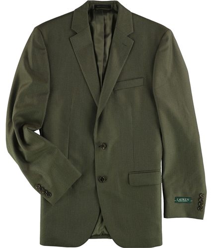 Ralph Lauren Mens Classic-Fit Two Button Blazer Jacket mediumbrown 36