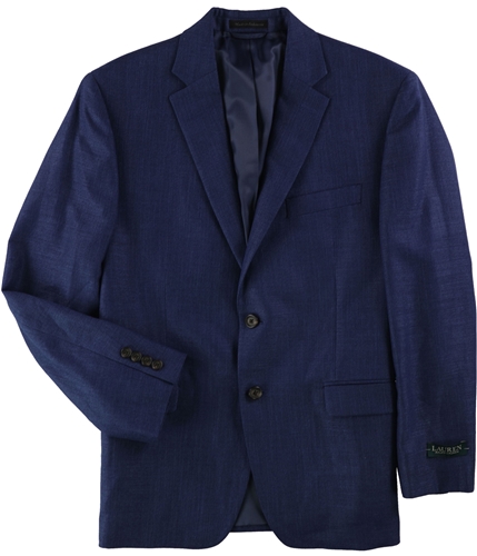 Ralph Lauren Mens Classic Two Button Blazer Jacket blue 40