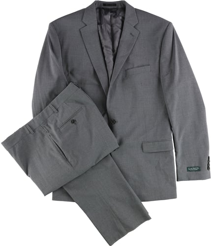 Ralph Lauren Mens Classic-Fit Two Button Formal Suit mediumgrey 38/Unfinished