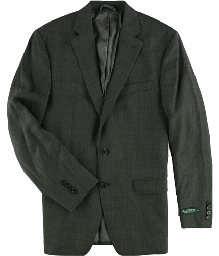 Ralph Lauren Mens Classic-Fit Two Button Blazer Jacket grey 40